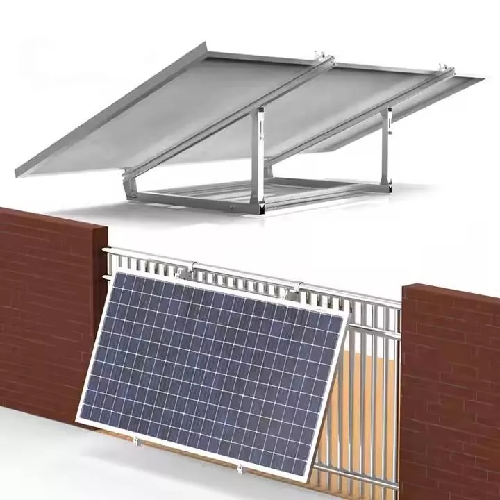 Eguzki panel balkoia baranda